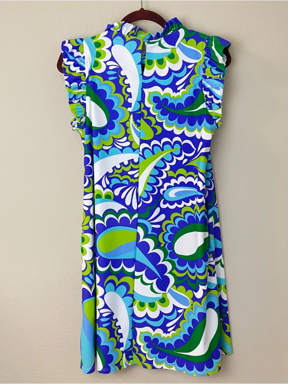JUDE CONNALLY SHARI DRESS MOD PAISLEY IRIS Size Small - Picture 7 of 9